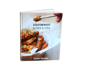 foto van het kookboek zoutbewust koken en eten